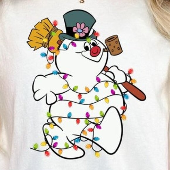 Cute Snowman Christmas Shirt, Funny Snowman Shirt - Picture 2 of 4